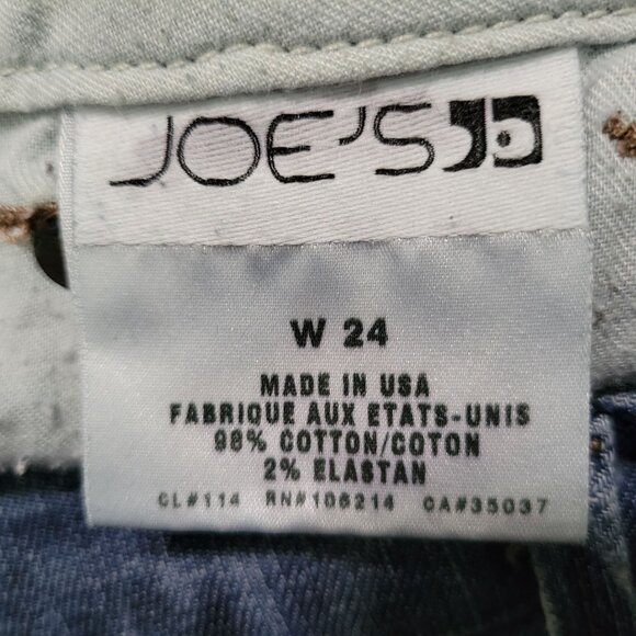 Joes Jeans Womens Size 24 Skinny Low Rise Medium Wash Denim Pants - Picture 5 of 5